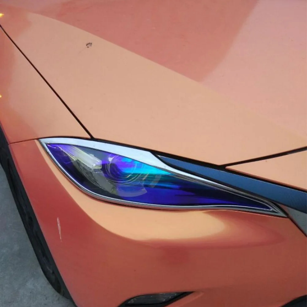 

Dark Blue Car Headlight Film PVC Eco Friendly Protective Anti Aging Sticker Car Light Film Vinyl Sheet Bubble Free