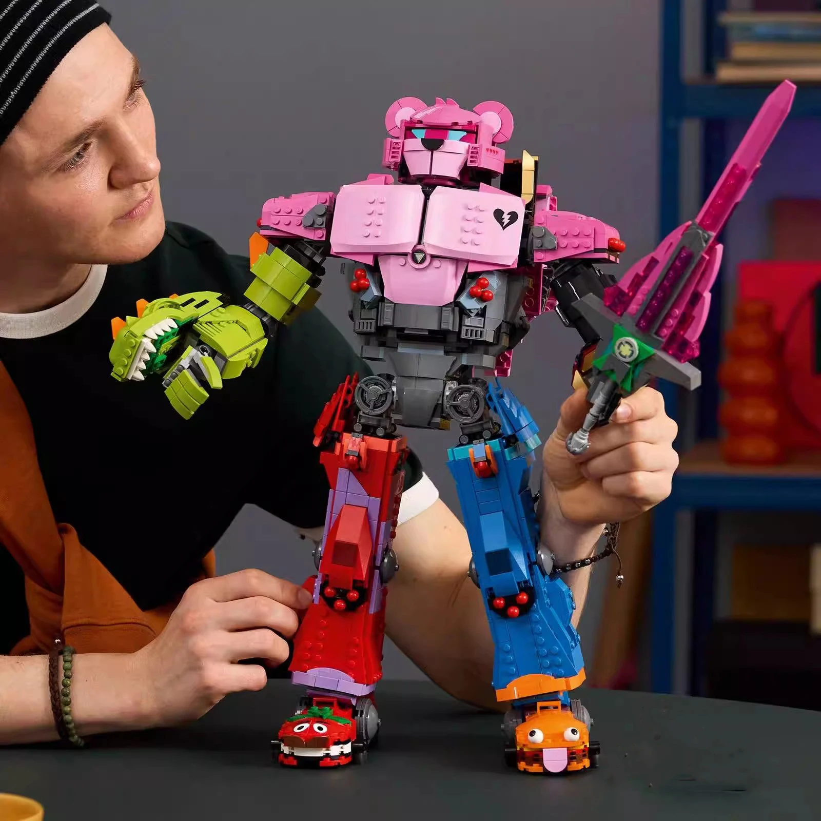 New product 77078 Mechanical Leader Captain Building Block Toy Series Puzzle Assembly Model Children's Birthday Gift 2503PCS