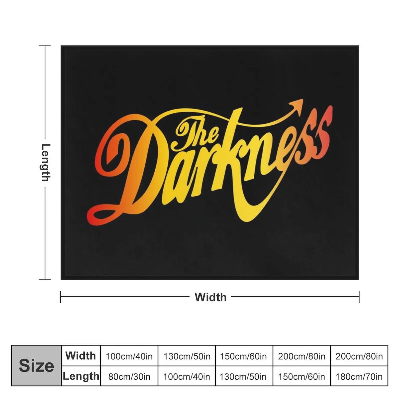 #Darkness-Official# Throw Blanket Bed covers Nap Luxury Personalized Gift Blankets