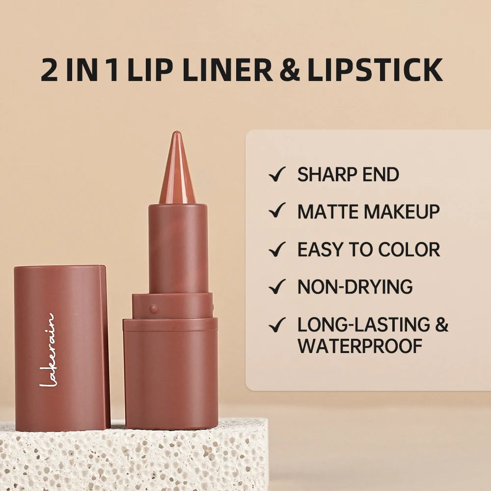 Matte Pen Gradient Lip Liner Matte Liner Lipstick Non-drying Non-stick Cup Pencil Lipsticks Lasting Waterproof Sexy Lip Cosmetic