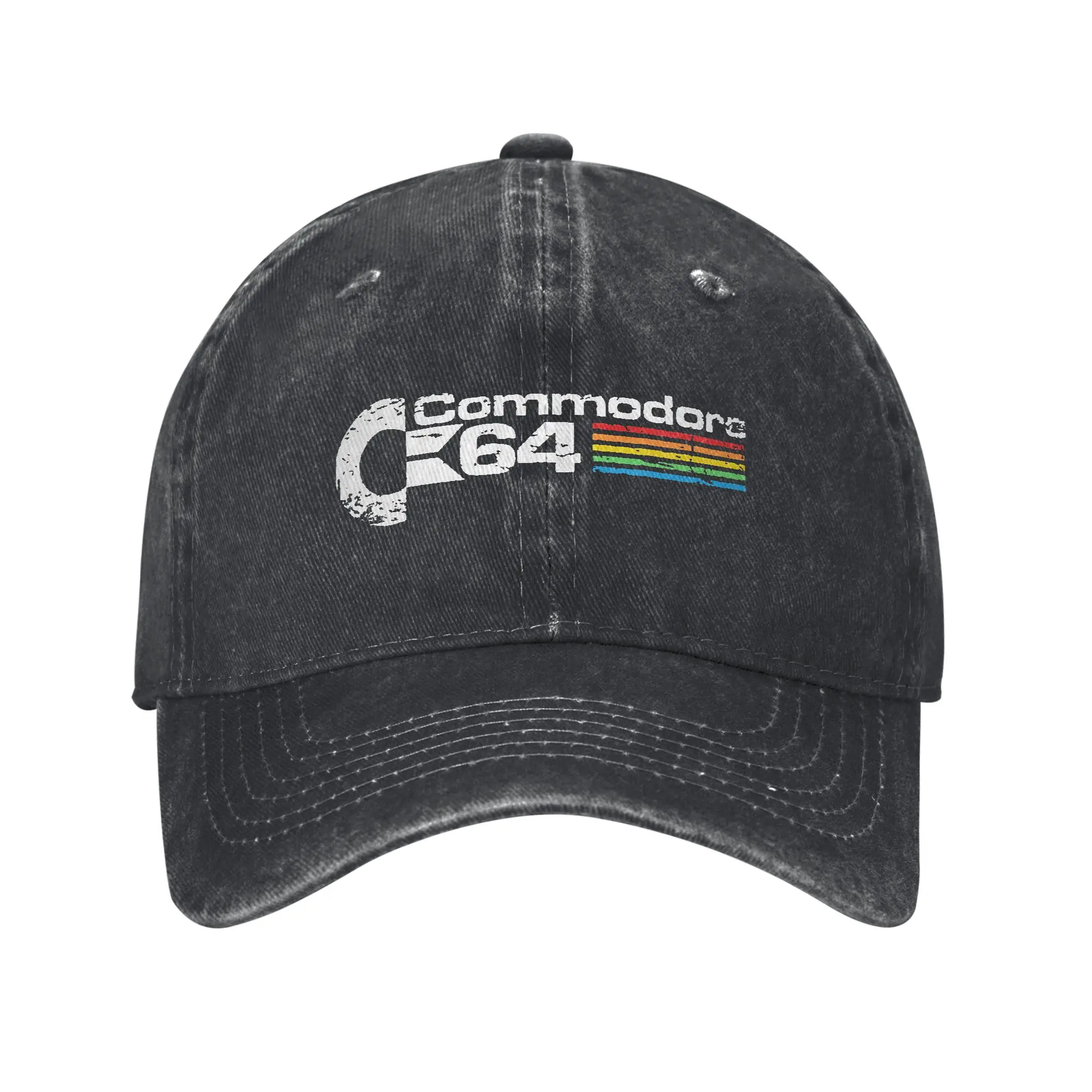The Old Technology Commodore 64 Men Women Baseball Caps  Distressed Cotton Hats Cap Classic Outdoor Headwear