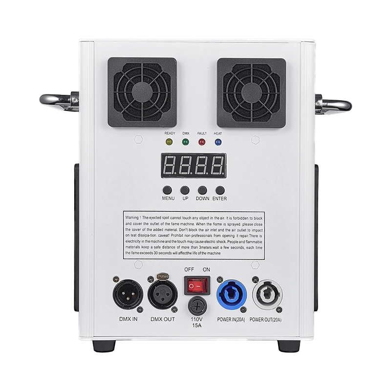 

Topflashstar White Wedding Events Party Dj Stage Effect Machine DMX Remote Control Cold Fireworks Cold Spark Fountain Machine