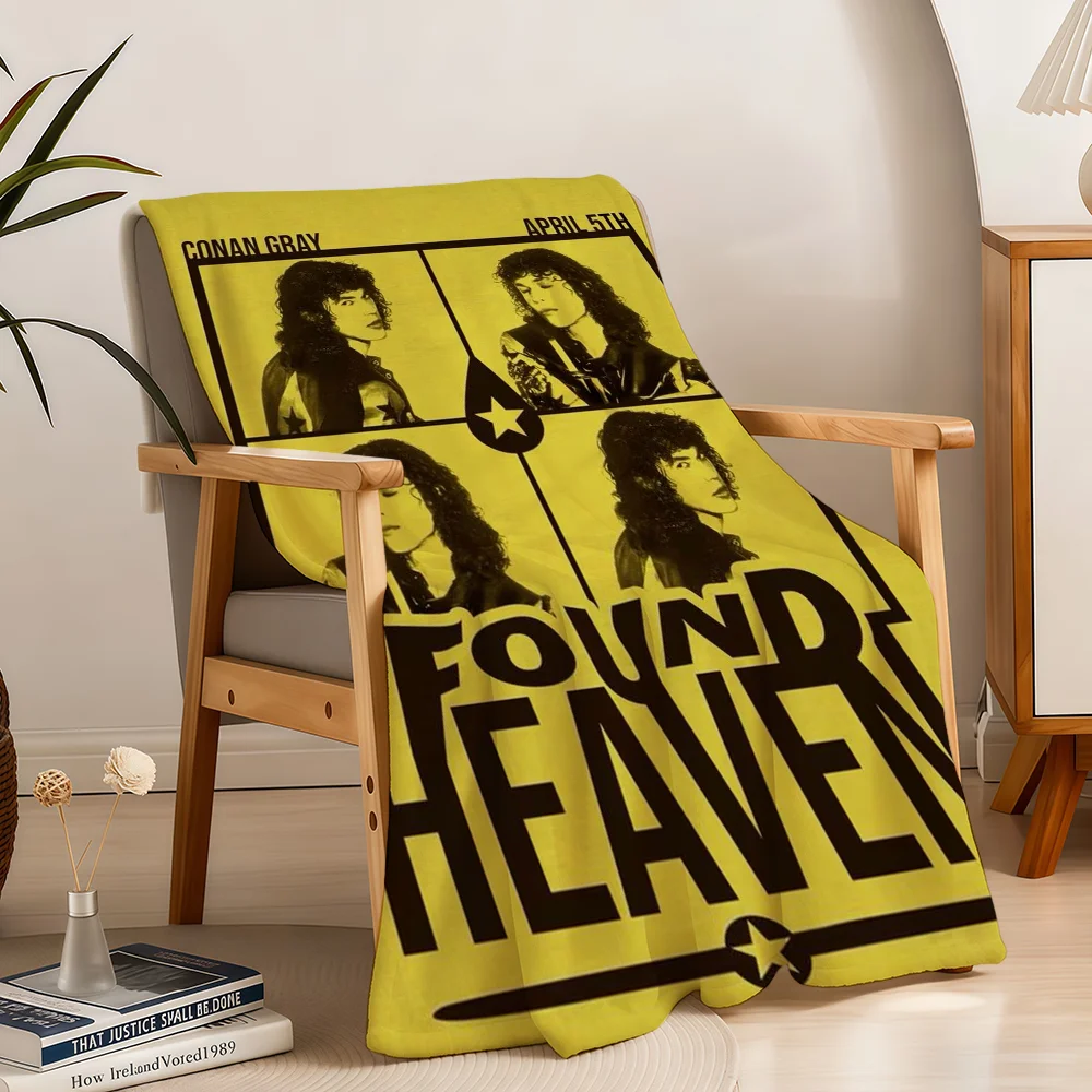 Singer Conan Gray Blanket Throw Super Cosy Plush Living Room Sofa Couch Childish Birthday Gifts