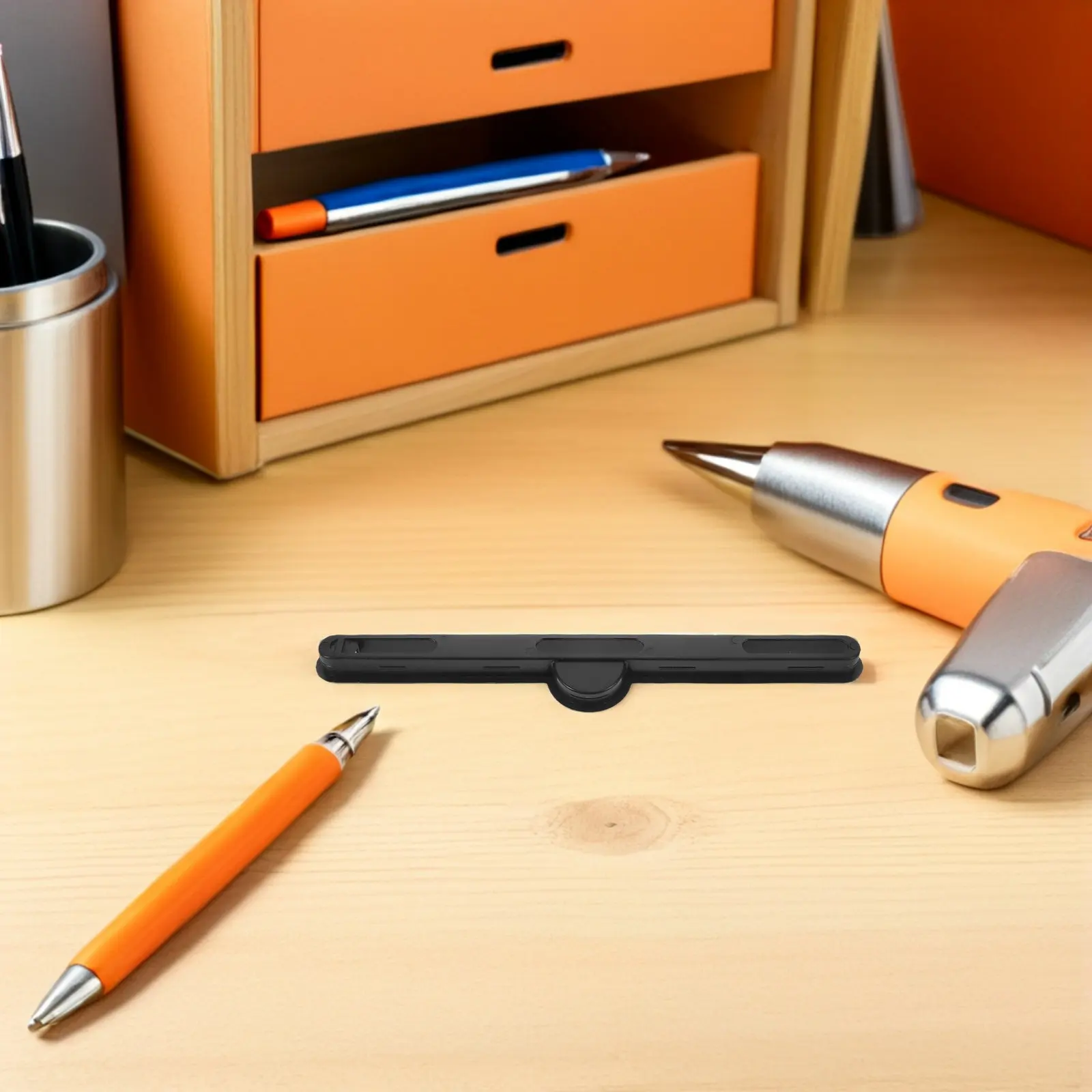 

2 Sets Foldable Desk Cup Holder Insert Card Slots Plastic Laptop Table Accessories Anti-Spill Drink Holder Bed Desk Parts