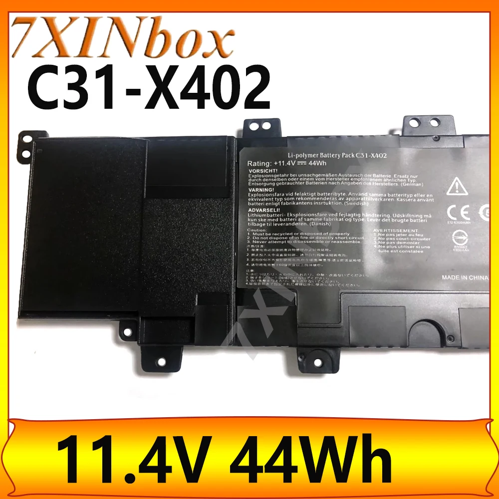 7XINbox C31-X402 11.4V 44Wh Laptop Battery For ASUS VivoBook S300 S300C S300CA S300E S400 S400C S400CA S400E S400EI3517CA Series