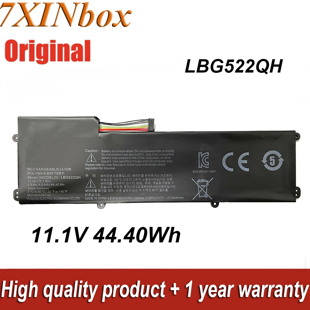 

7XINbox LBG522QH 11.1V 44.40Wh Original Laptop Battery For LG Xnote Z350-GE30KB Z360 Z360-GH60K Notebook Series Replace Battery