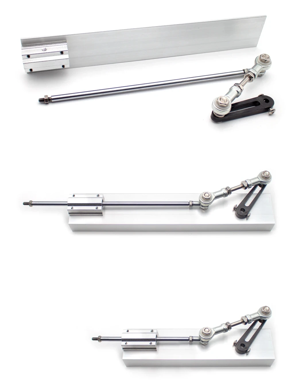 Adjustable Reciprocating Push Rod Parts – DIY Machinery Kit with Crank & Line Axis, Linear Actuator Accessories