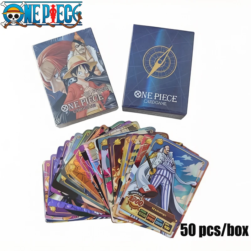 Anime Cards One Piece OPCG English Game Sanji Zoro Flampe Smoker D.Luffy(OP) Kuzan Kid Newgate High Quality Collection Cards