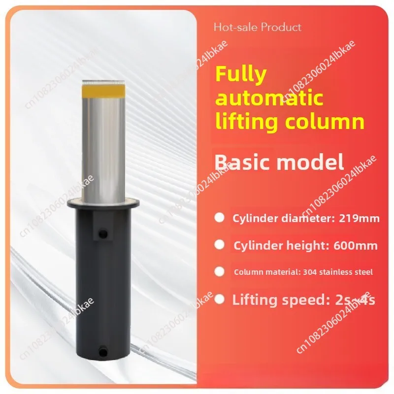 

Automatic Retractable Hydraulic Bollards -Post Car Parking Bollard Stainles-s Steel Driveway Residential Automatic Bollard