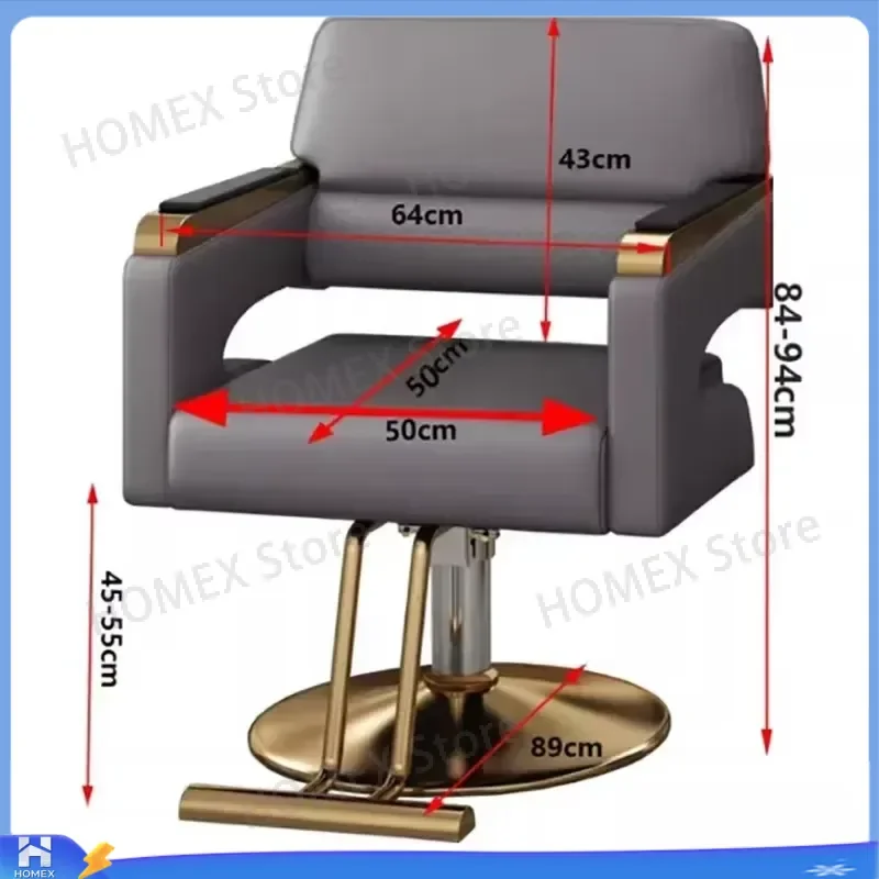 Luxury Portable Barber Chair for Women Beauty Salon Hairdressing Makeup Lash Extension Styling Furniture Professional Design