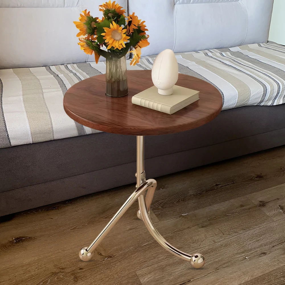 15.75 X16.14 Inches Small Round Side Table Coffee Table Nightstand for Living Room Bedroom Office Small Space view 4