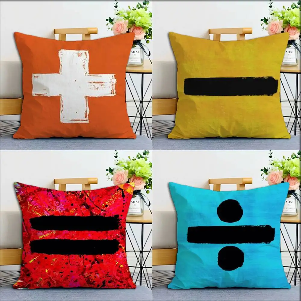 

Ed S-Sheeran Albums World Various Sizes Square Pillow Case For Car Home Bedchamber Decor
