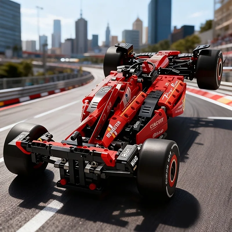 2026 Technical NEW 1:8 Racing Car Building Blocks Set MOC Model Kit DIY Assembly Bricks Creative Educational Toys ​ - view 4
