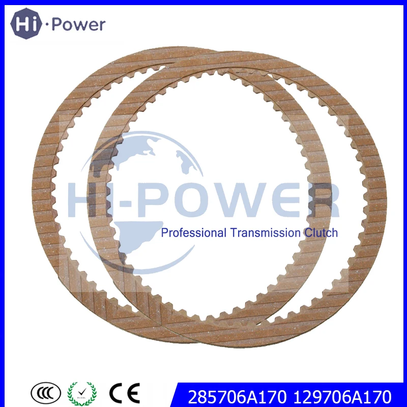 

2pcs TF-60SN 09G 09K 09M Transmission Friction plate K2 4th 5th 6th AW 03-up 145mm 60T 1.7mm 285706A170 129706A170