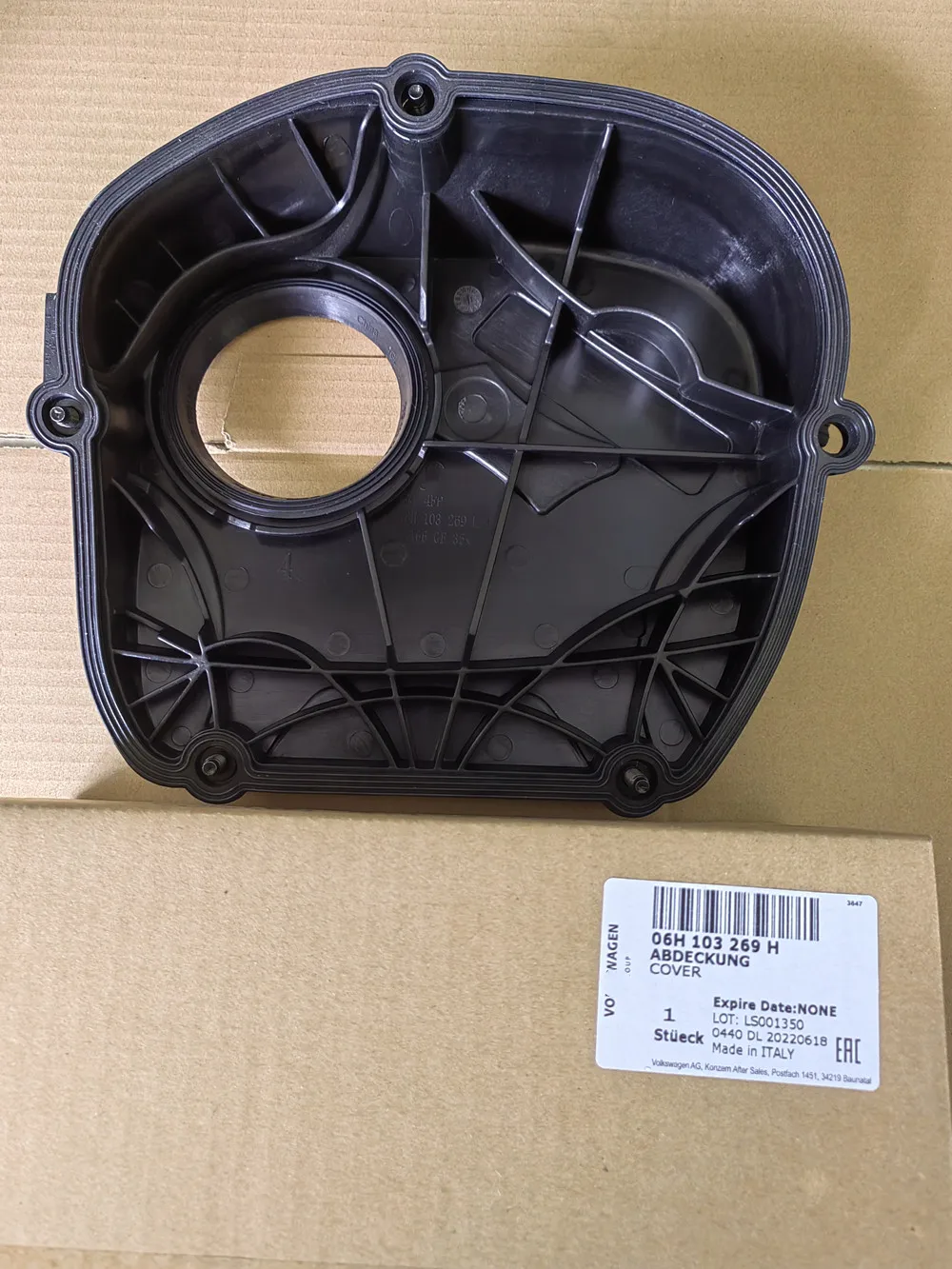 Oryginalna nowa osłona rozrządu OEM + śruba uszczelki do Audi A6 Q5 TT VW Eos GTI Jetta 2.0T 06 h103269h