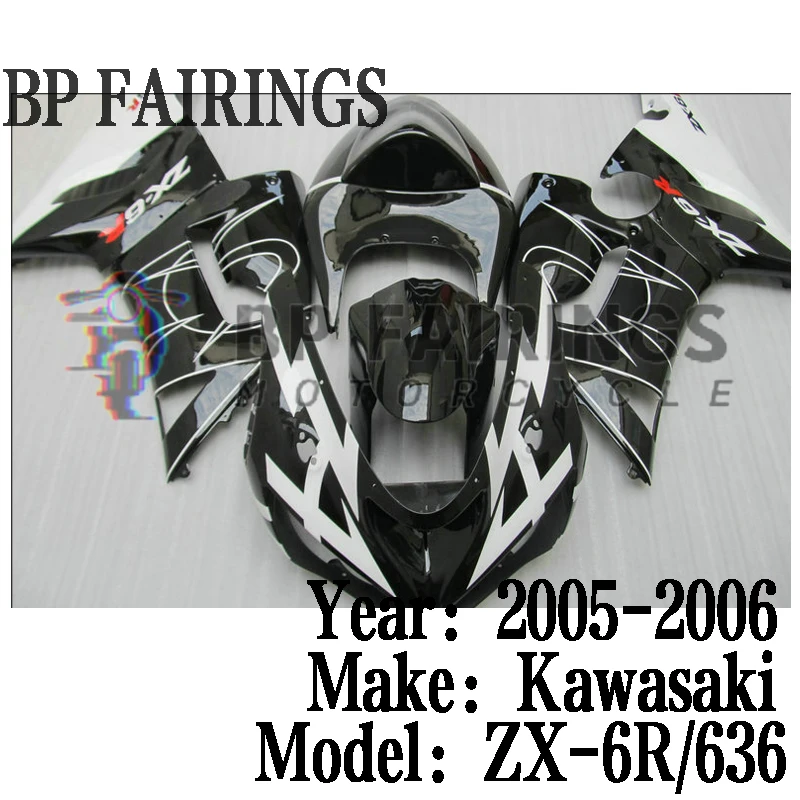 Fairing Kit for KAWASAKI ZX6R ZX-6R ZX-636 2005 2006 Bodywork Set High Quality ABS Injection