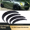 Błotniki samochodowe do R53 R56 R58 Extra Wide Body kit Low Wheel Arches Splash Protector Protective Guards Mudflaps Black 1