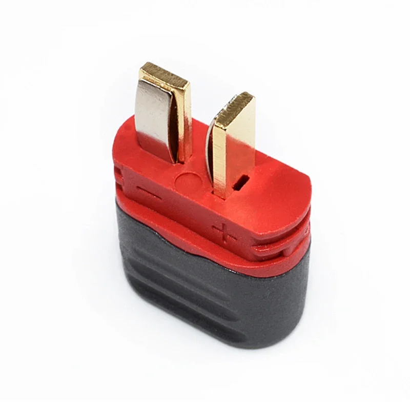 1PCS  Upgrated Sheathed T Plug Connectors Dean Style with Protection Cover for RC Battery ESC Motor Controller