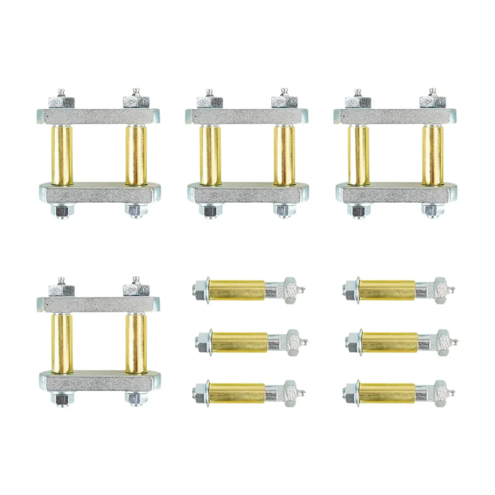 

Heavy Duty Shackle Kit Accessories Uo12-016 Spare Part 2.25" Shackles Replacement for Cre3000 Tandem Axle Truck/trailers