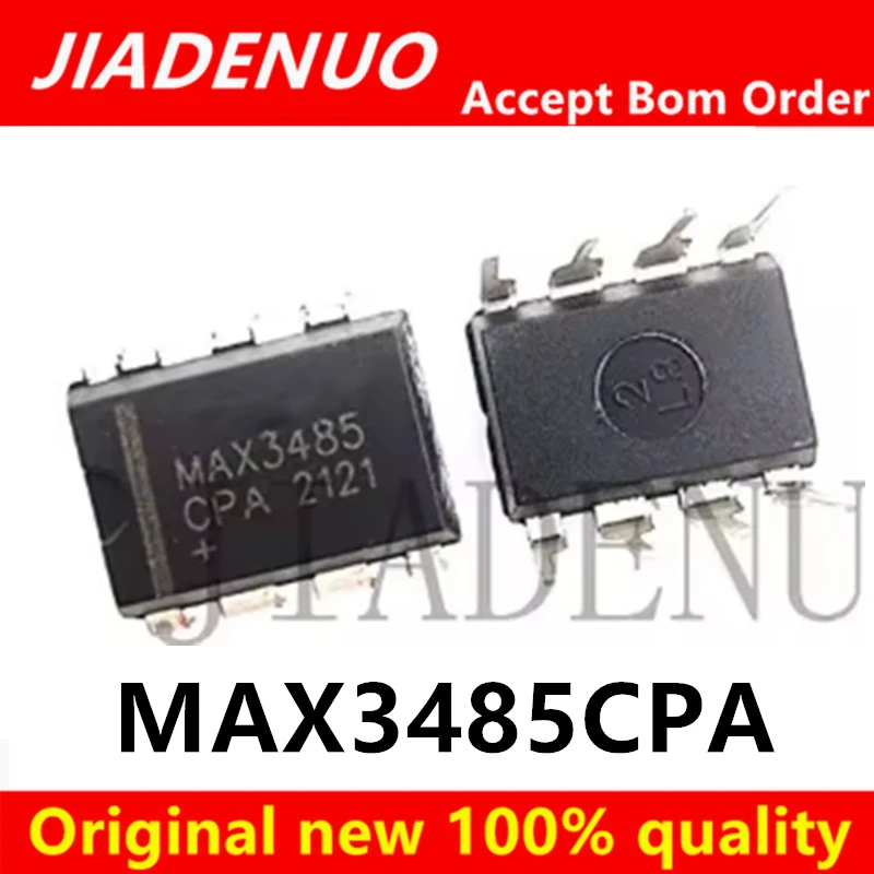 (5-10pcs)100% New MAX3485CPA The MAX3485 transceiver is directly inserted into the DIP8 pin chipset