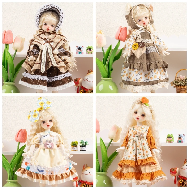 

Одежда для куклы принцессы 30 см, сменная одежда для куклы BJD 1/6, красивое повседневное платье, юбки, комплект одежды, аксессуары для кукол, платье своими руками