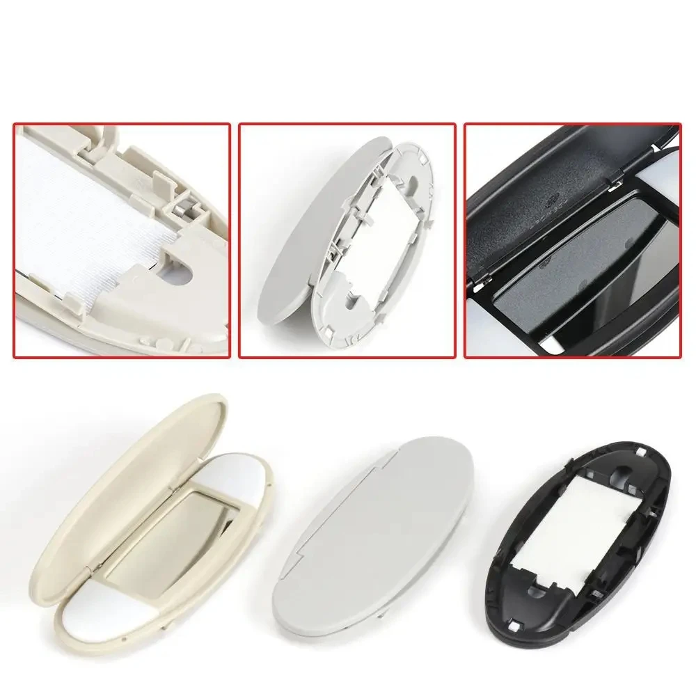 For BMW Car Sun Visor Mirror Cover Makeup Vanity Mirror Cover For MINI Cooper R55 R56 R57 R59 R60 2007-2014 Interior 2007 -2014