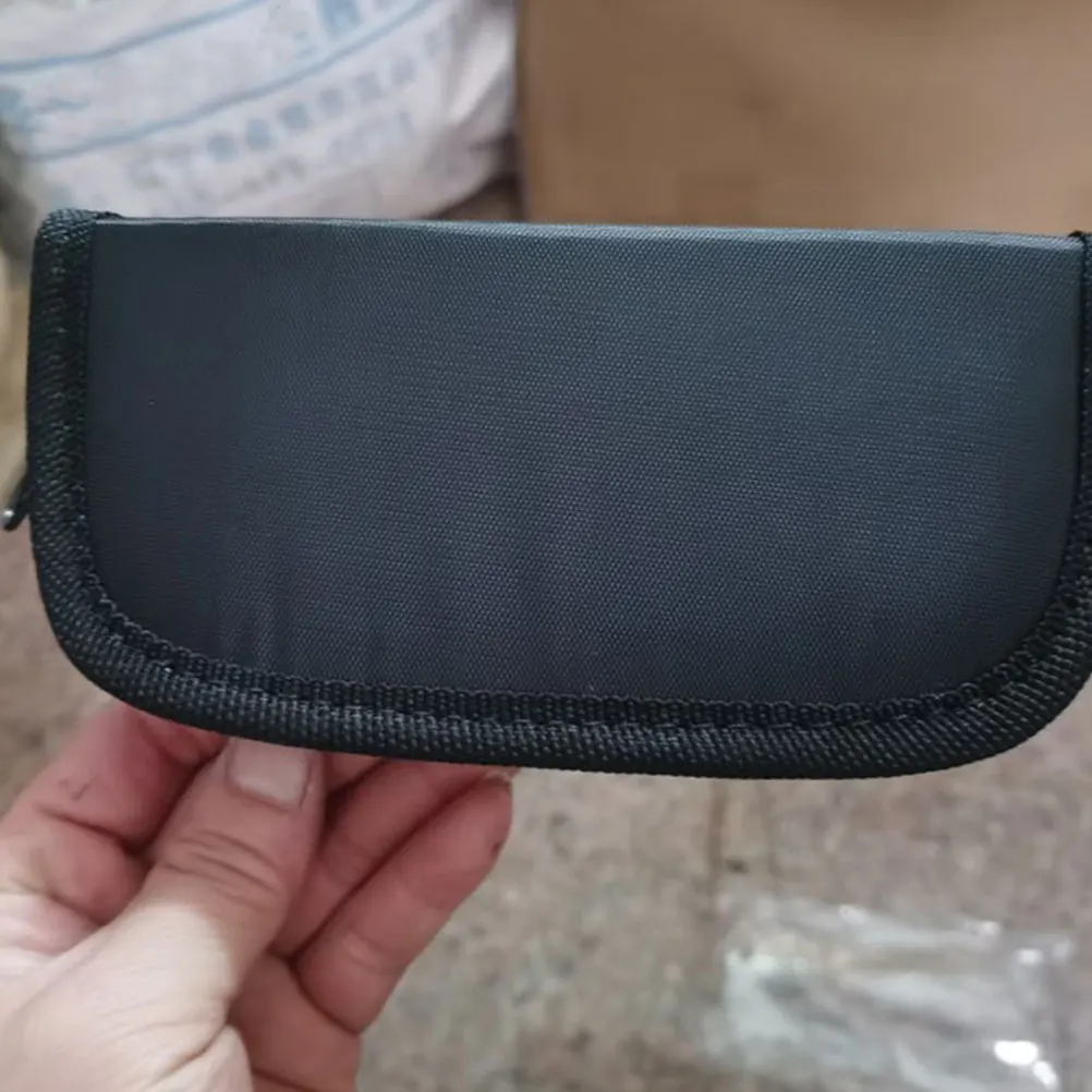 

Black Holder Portable Oxford Cloth Storage Compact Lightweight Design Durable Smooth Zipper Various Accessories Outdoor