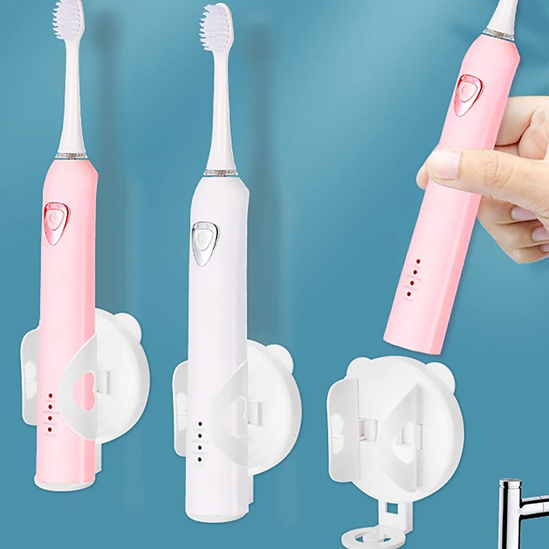 Non Punching Electric Toothbrush Holder Telescopic Toothbrush Holder Gravity Sensing Storage Rack Wall Mounted Toothbrush Base