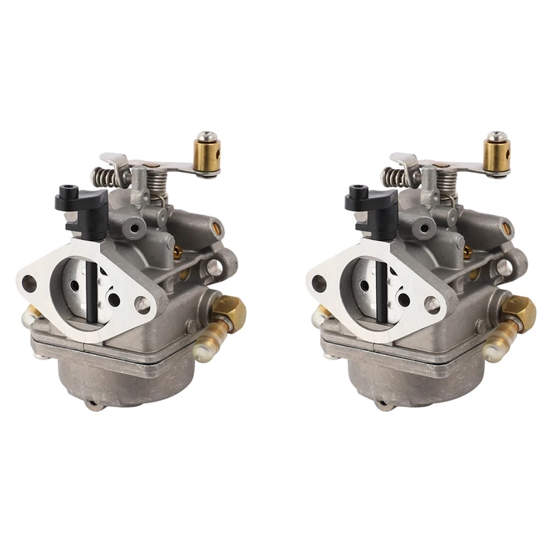 

2X Carburetor Assembly For Yamaha F6 4-Stroke 6HP Marine Motor 6BX-14301-10 6BX-14301-11 6BX-14301-00