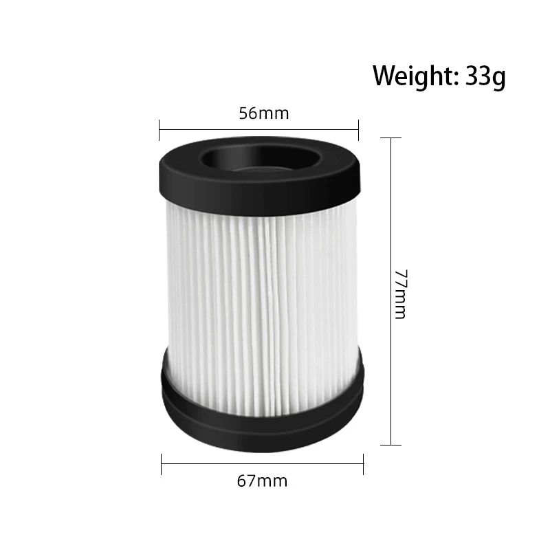 Filtros de piezas para aspiradora Girnoor G160 y G165, accesorios reemplazables para Afoddon A300, Fabuletta FSV101/FSV001, 2 unidades