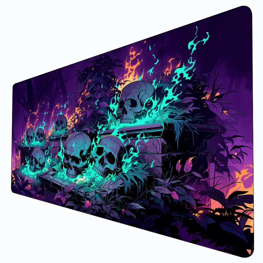 

Игровой коврик Nether Skeleton Forest MTG для карточных игр Magic, нескользящий, прочный, 35x60 см, для командных игр, коврик для настольных игр TCG
