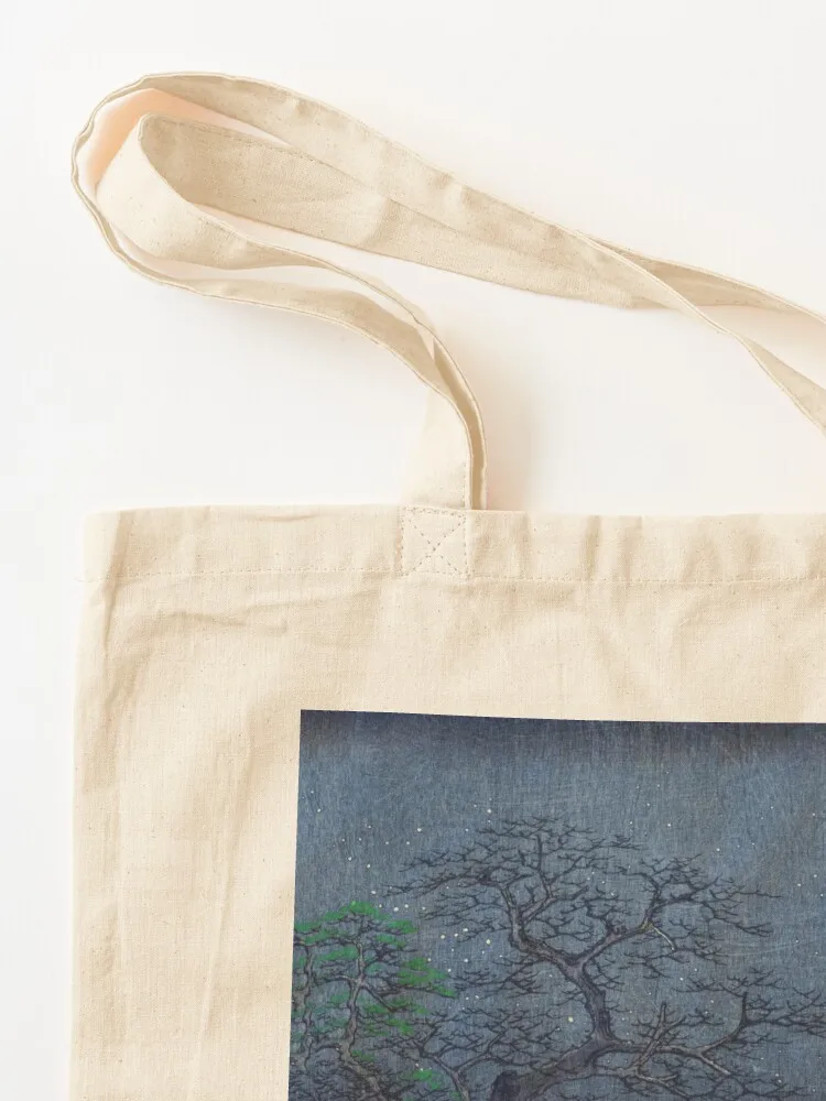Foxes at Night Shrine Vintage Ukiyo-e Japanese Art Tote Bag Canvas bag for women bags woman 2025 tote bag men Handbags