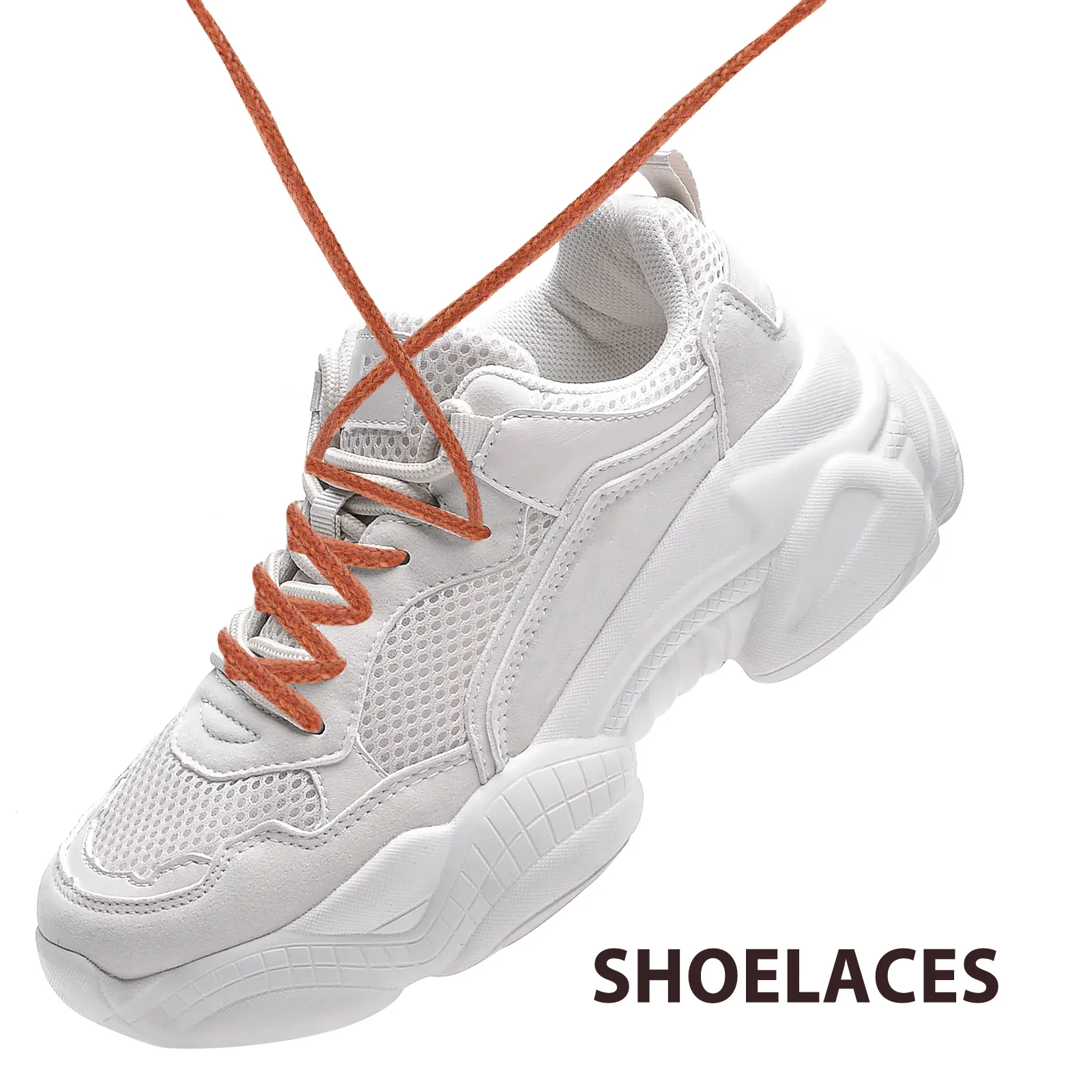 4 pares de cordones redondos encados para zapatos, cordones duraderos y elegantes para botas de vestir, cordones de moda para hombres y mujeres