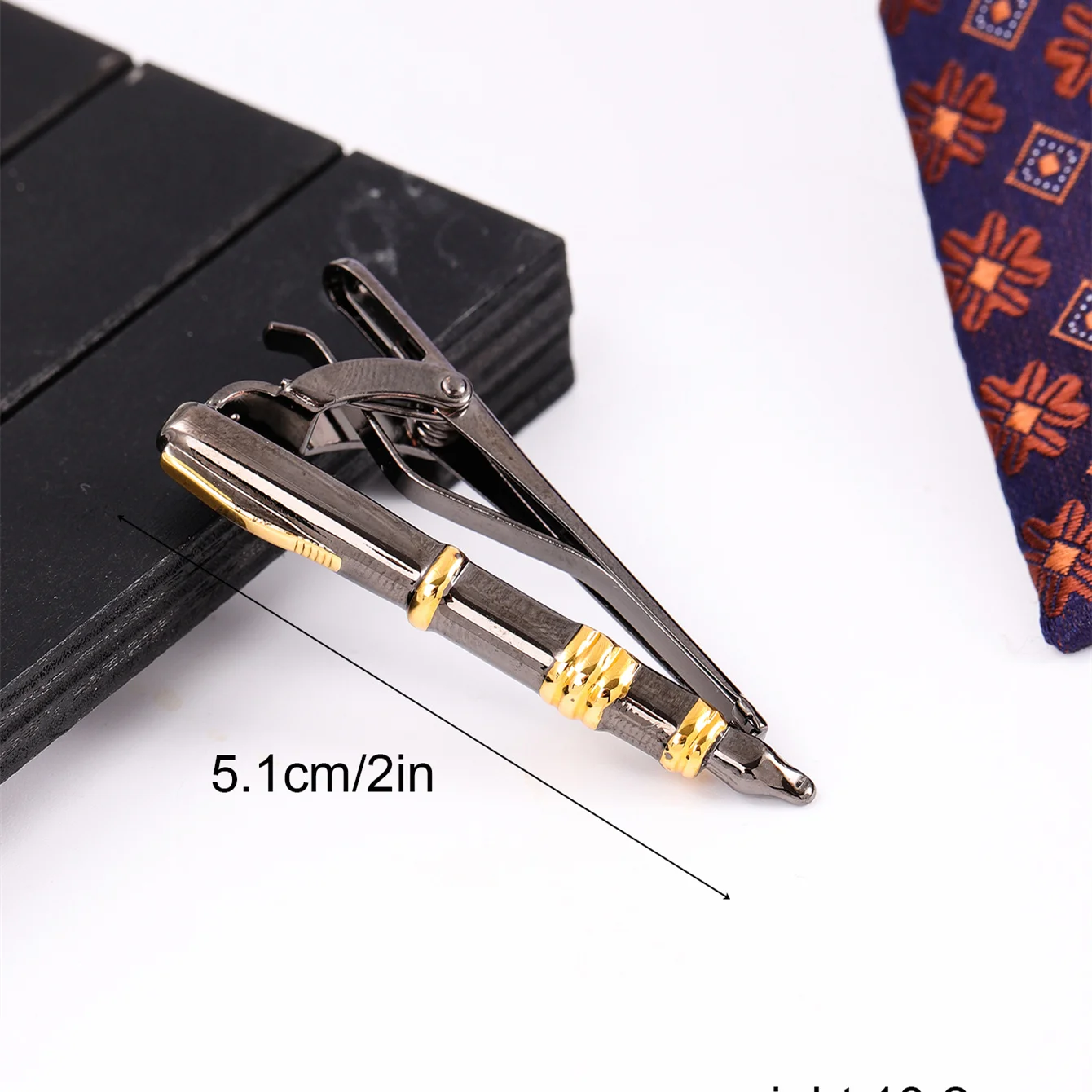 Men\'s high-grade literary metal copper student with tie accessories fashion high value tie clip