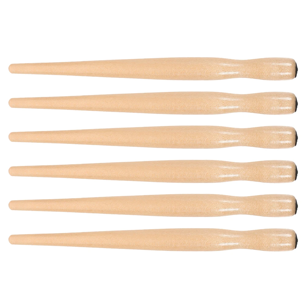 

6 pcs Dip Pen Holder Calligraphy Fountain Nibs Comic Wood Drawing Ergonomic Vintage Supplies Stationery