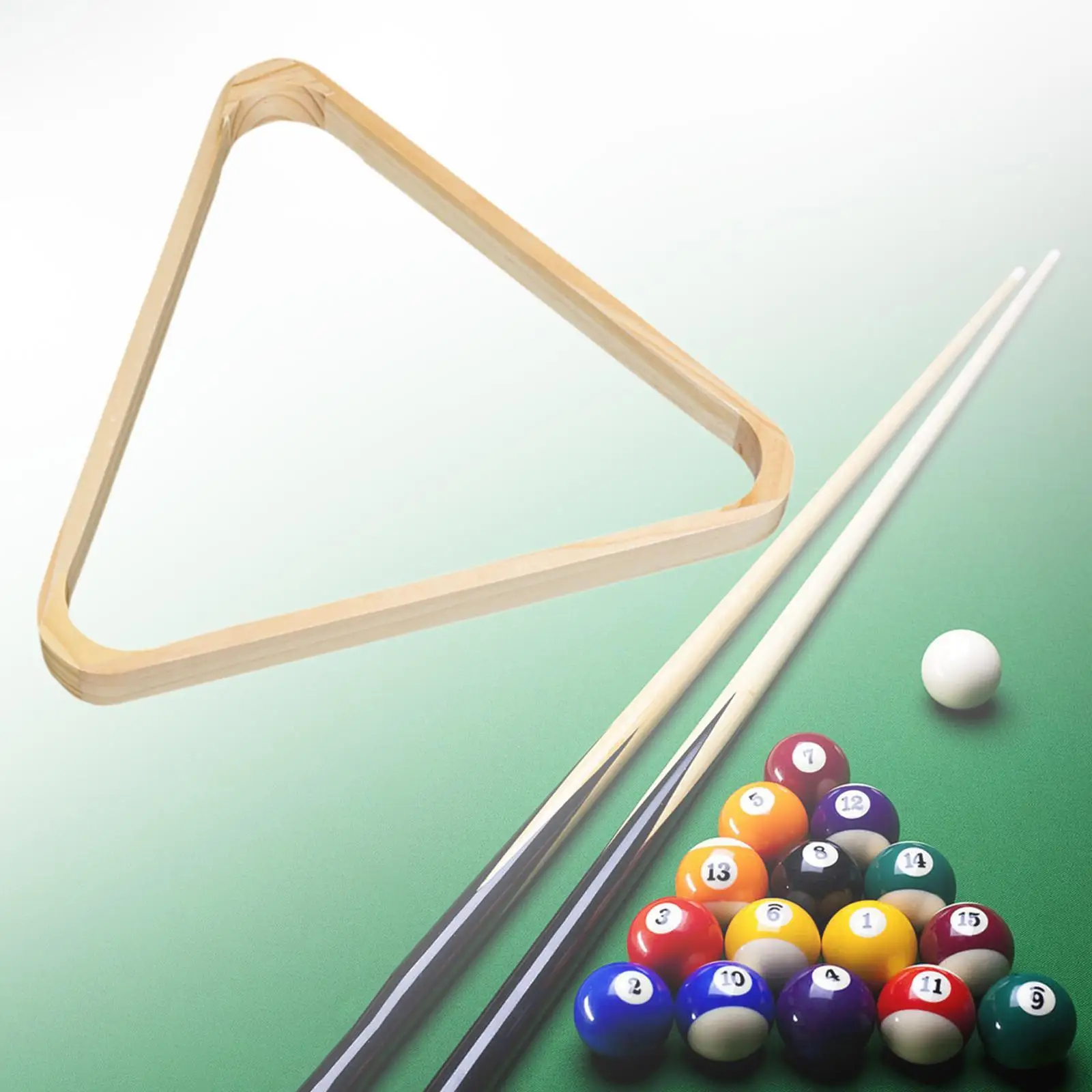 

Подставка для бильярдного треугольника из массива дерева, держатель для кия, аксессуар для бильярда и снукера, для комплекта оборудования для бильярдного стола