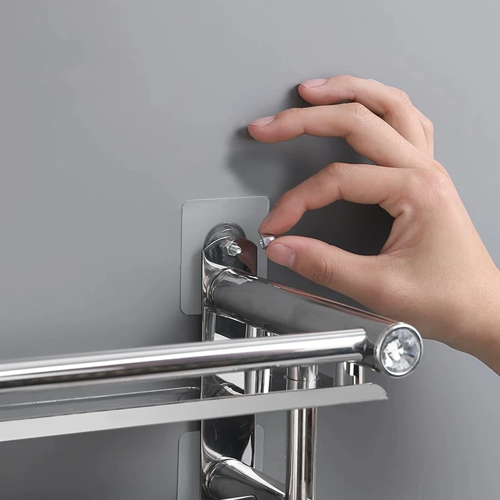 No Punching Adhesive Hooks Screw Sticker Photo Clock Hooks Picture Frame Hanger Poster Holder Kitchen Bathroom Hanger Wall Hook