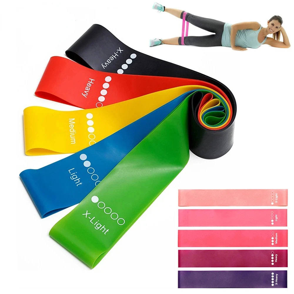 Elastic Bands for Fitness Resistance Bands Exercise Gym Strength Training Fitness Gum Pilates Sport Crossfit Workout Equipment