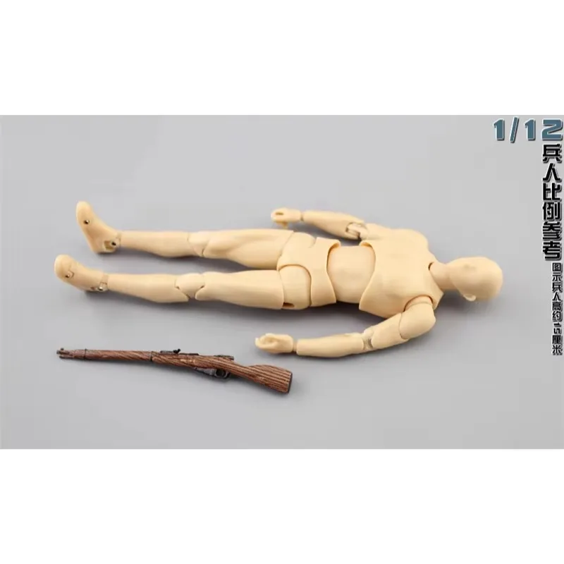 2025 New 1:12 Scale  Model Diecast Metal M762/MP5/Mosenganna Gun For 6 Inch Action Figure Accessory Collection Toy Fans view 2