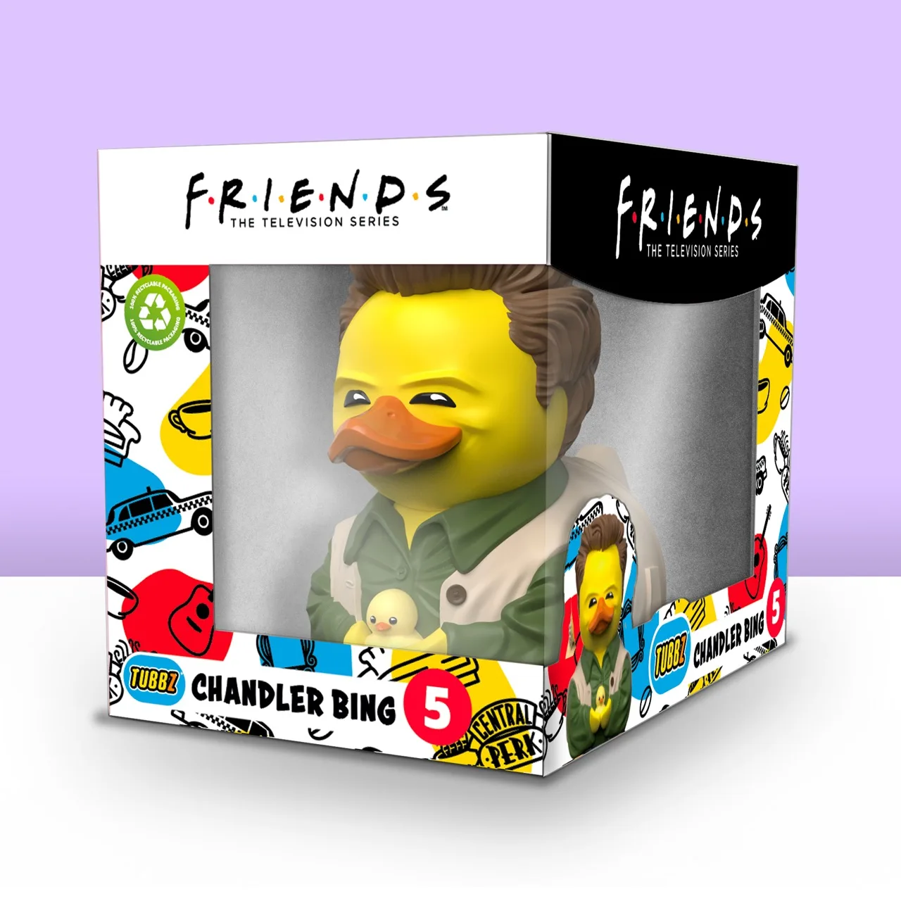 Juguete de pato amarillo Tubbz Friends, modelo de muñeco de oficina, juguete de modelo estático coleccionable de China, unisex