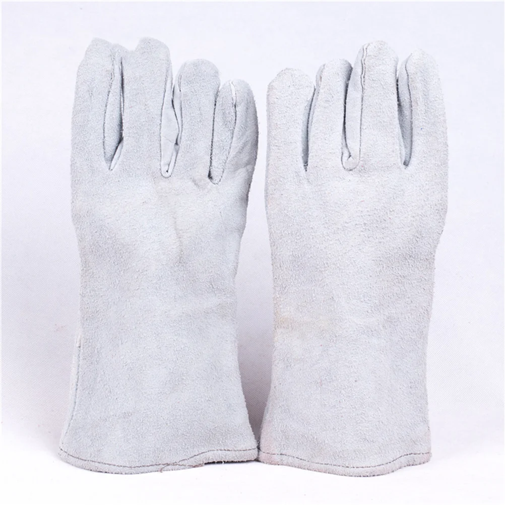 زوج واحد من قفازات اللحام، قفازات أمان متعددة الأغراض للضوء العام إلى المهام الثقيلة في الظروف الجافة والرطبة قليلاً، رمادي داكن #2