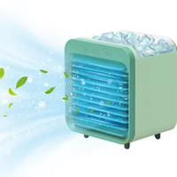 Portable USB Chargeable Mini 3 Gear Air Conditioner Cooler Fan Air Conditioner Air Cooling Fan Office Desktop Fan