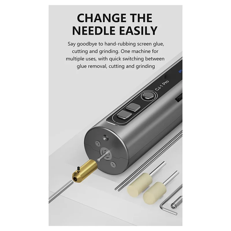 

【Necessity】Mobile Phone Repair Tool Electric Glue Remover Pen Removes Curved Glue In 9 Positions For Smartphone PM