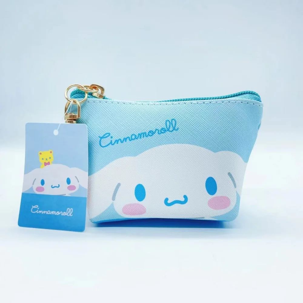 Cartoon Sanrio Purse Hello Kitty Kuromi Cinnamoroll My Melody Pochacco Pu Leather Change Storage Bag Wallet Girls Gifts view 3