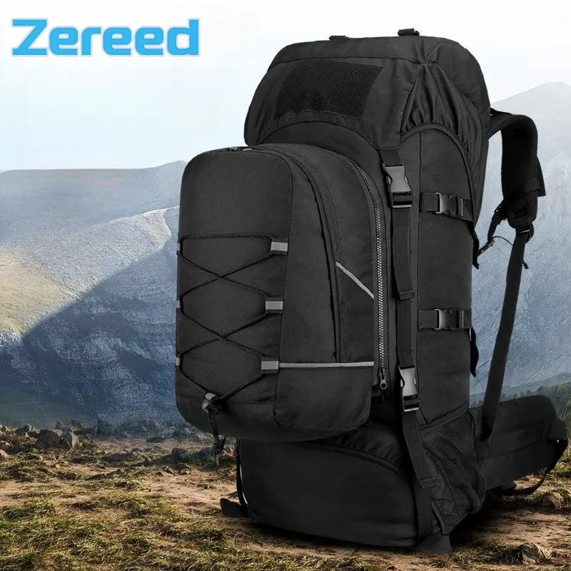 

Outdoor Camping Backpack Men Large Capacity Detachable Climbing Bag Waterproof Mountaineering Hiking Trekking Sports Travel Bags