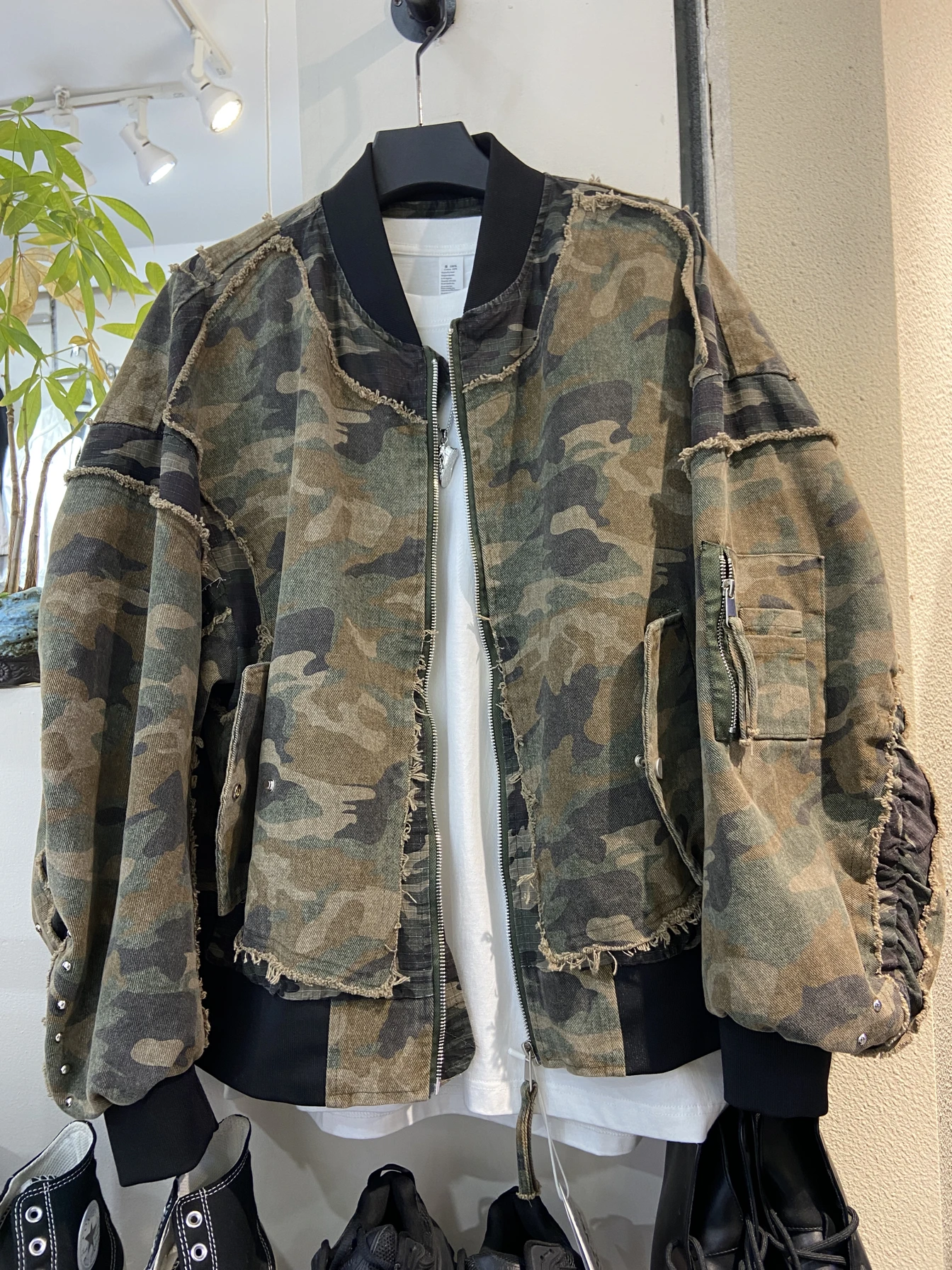 

Retro American Camouflage Jaet ort Loose Baseball Sle for Men And Women Cotton Polyester Blend Spring Autumn Outerwear