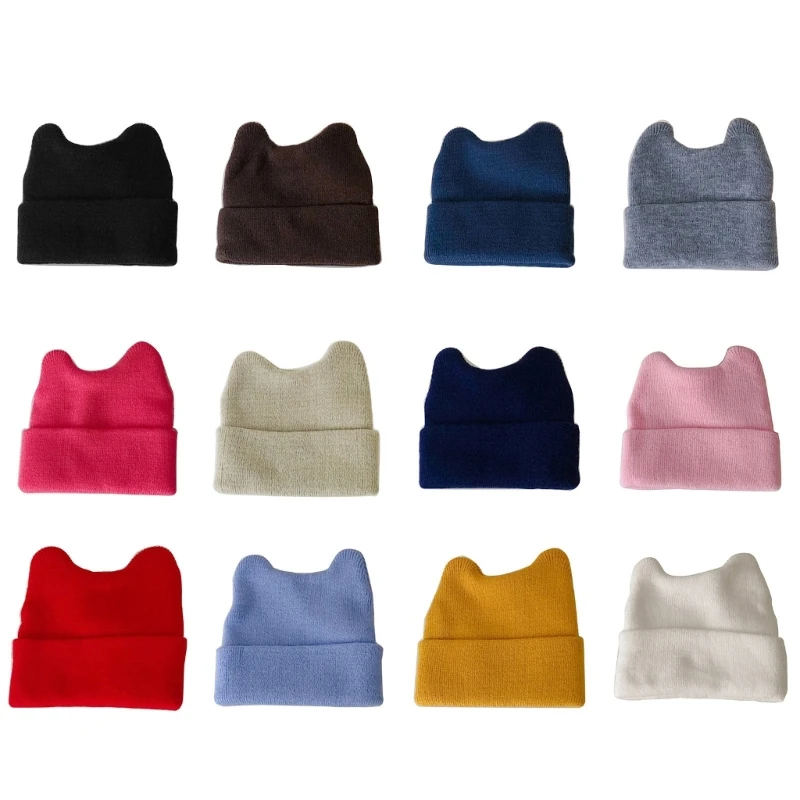 

Fashionable Knitted Baby with Lovely Ears Design Stay Fashionable All Day