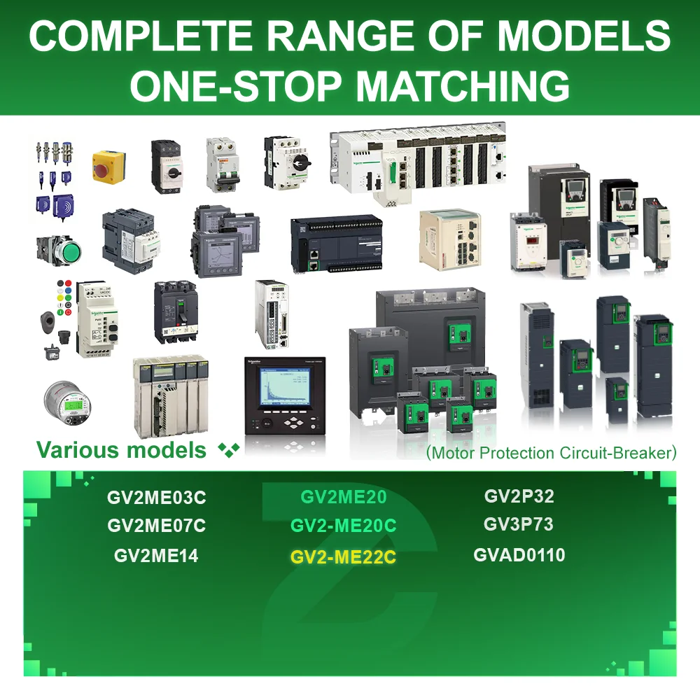 Sch-nei-der Brand New Original in Stock TeSys GV2-ME 20-25A Motor Circuit Breaker GV2-ME22C Motor Protector Overload Protection view 3
