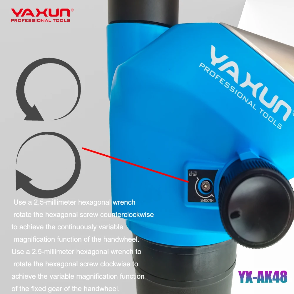 Greenough Optical System YAXUN YX-AK48 Trinocular Stereo