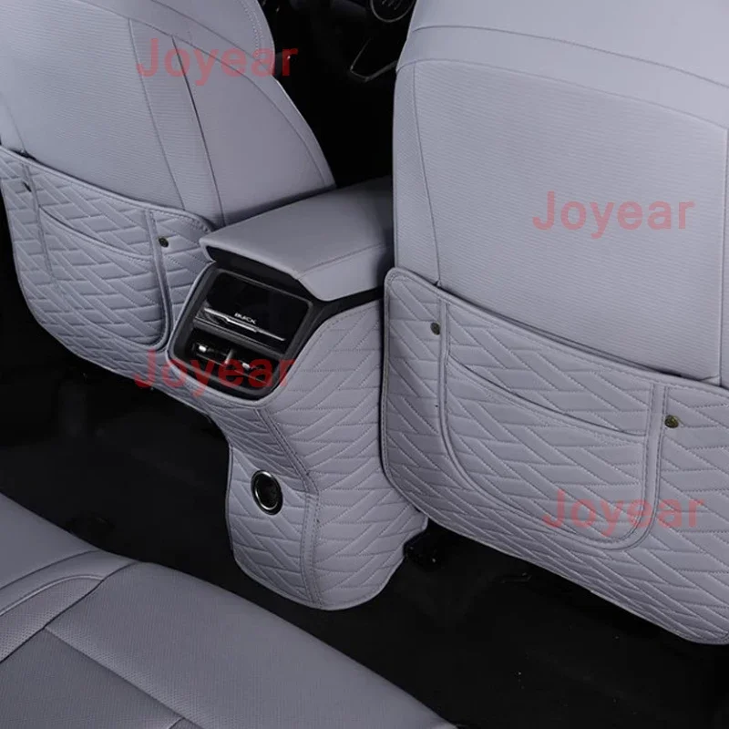 For Buick Electra E5 2023 Car Rear Seat Anti-Kick Pad Accessories Armrest Box Protection Pad Cover Interior Sticker Accessories